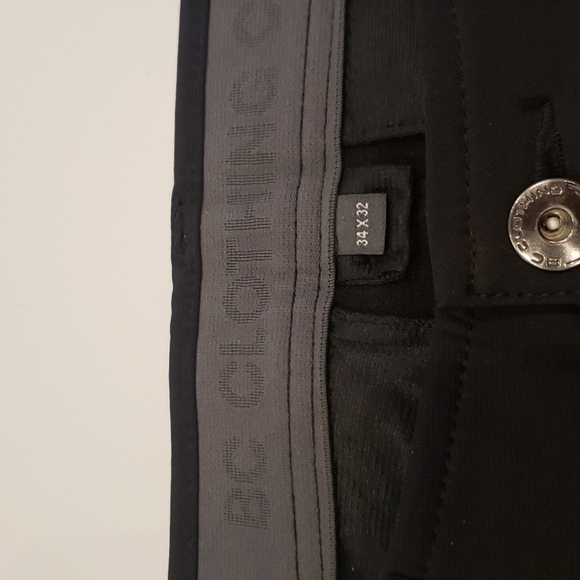 BC Clothing Men's Pants Black Size 34/32 - Picture 7 of 12